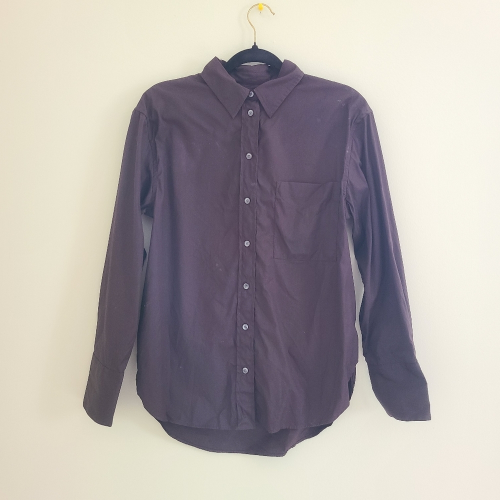Madewell Brown Button Down Shirt - Size S